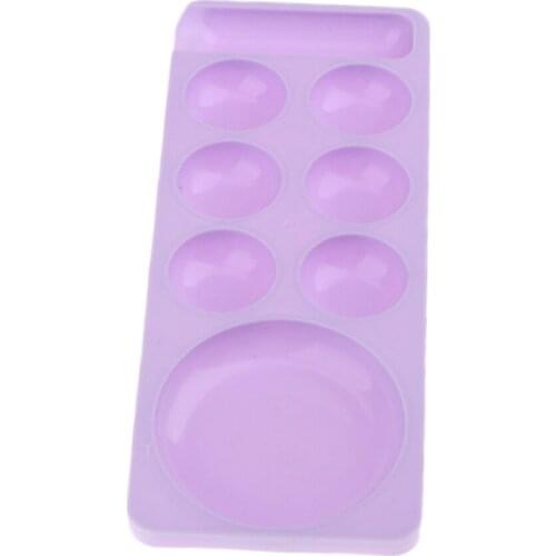 Plastic Paint Tray Palette For Craft Watercolor Nail Polish Eyeshadow Color