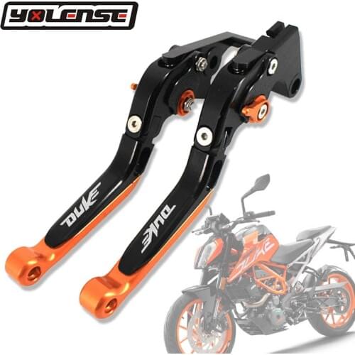 For DUKE125 DUKE200 DUKE250 DUKE390 RC390 RC250 RC200 DUKE RC 125 200 250 390 Adjustable Folding Brake Clutch LeversLevers
