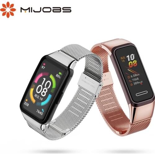 For Huawei Band 6 Strap Wristband for Honor Band 6 Bracelet Replacemen Metal Correa for Huawei Band 4 Strap for Honor Band 5i