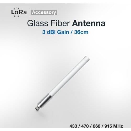 LoRa Gateway Glass Fiber Antenna 3dbi Network Waterproof Antenna RAK831 Connect Cable IPEX /SMA Connector 868 915MHz Q074