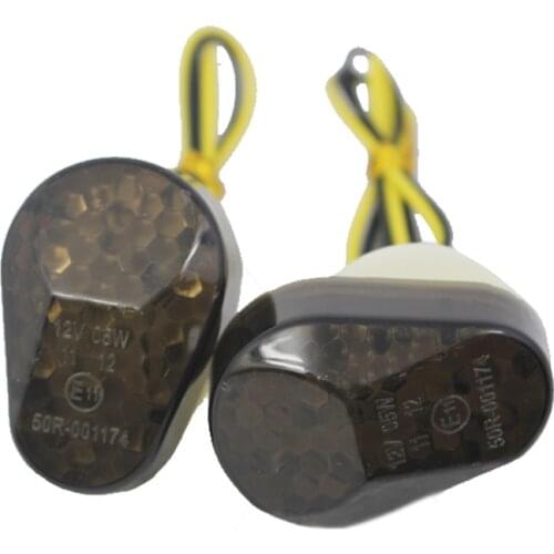 Motorcycle Flush Mount LED Turn Signals Light for Yamaha YZF R1 R6 R6S FZ6S FAZER 600 FZ1S FAZER 1000 XJ6 MT-03 FZ8 FAZER