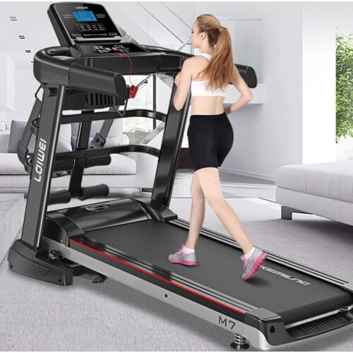 LED Treadmill Multifunctional Exercise Training Indoor Sports for Folding House Treadmills Bearing150KG