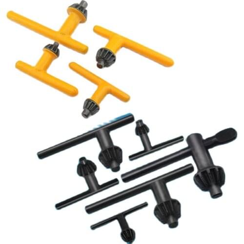 21mm Gear Diameter T Shaped Spanner Drill Chuck Key Tool Orange