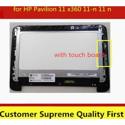11.6" New replacement for HP Pavilion 11 x360 11-n 11 n Assembly with Frame LCD Display Touch Screen Digitizer LED Screen