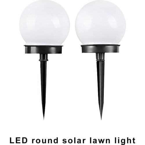 2PCS/Set Waterproof IP65 Solar LED Lawn lights Outdoor Garden Courtyard Lawn Lamp Decorative Lighting with lithium battery