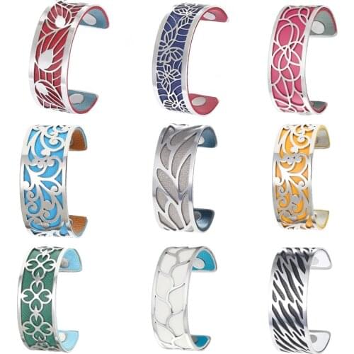 Cremo Love Cuff Bracelets For Women Stainless Steel Manchette Bangles Interchangeable Leather Argent Pulseiras 2021 Mothers Day