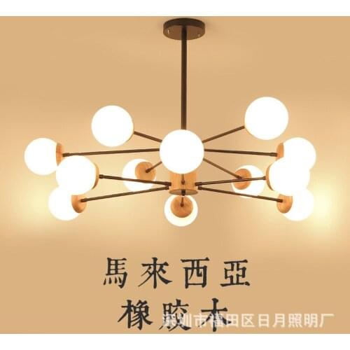 AC100-240V wood LED ceiling lights living room bedroom childrens room ceiling lamp modern lustres de sala plafon