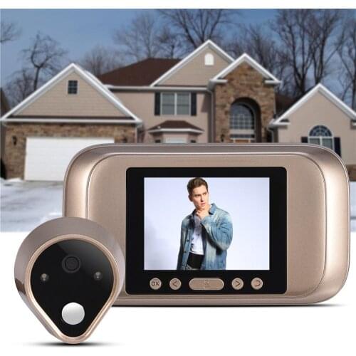 Home Security HD LCD Digital Visual Door Peephole Viewer Camera Video 3.2" 160