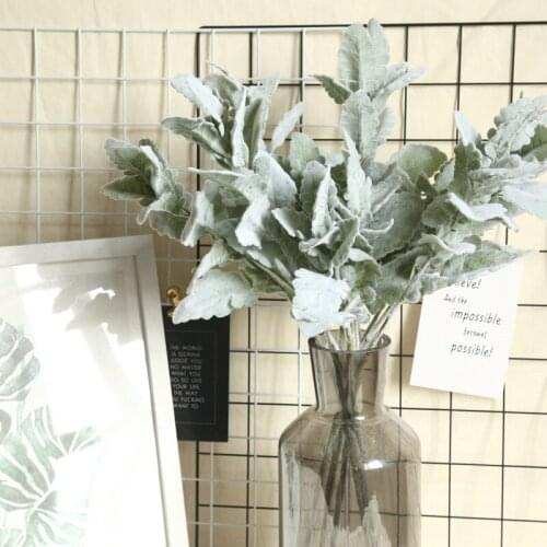 Artificial plant green leaf branch home decoration photography props accessories wedding flower decoration fake plants