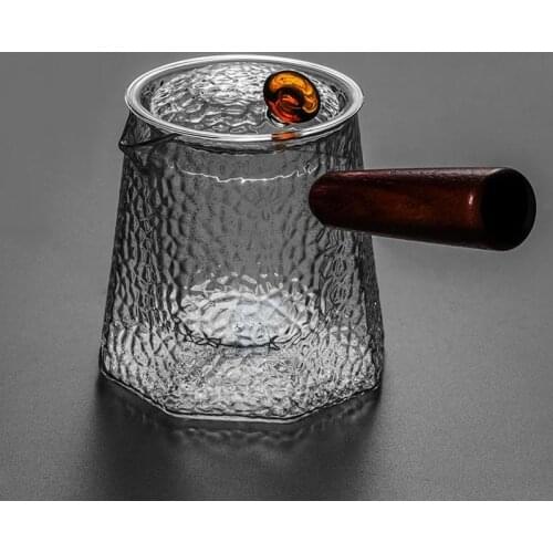300ml-700ml Creative Teapot Heat Resistant Glass Filter Handle Pot Chinese Kung Fu Tea Set Drinkware Juice Coffee Milk Kettle