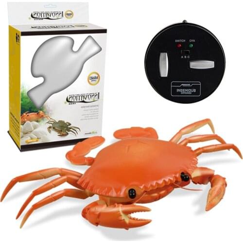 Simulation RC Animal Insect Infrared Electric Remote Control Crab Kids Toy Birthday Novelty Gift
