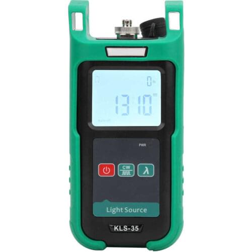 Power Meter KLS-35 Handheld Wavelength Optical Fiber Power Meter Fiber Optic Light Source Cable Tester Digital Wattmeter