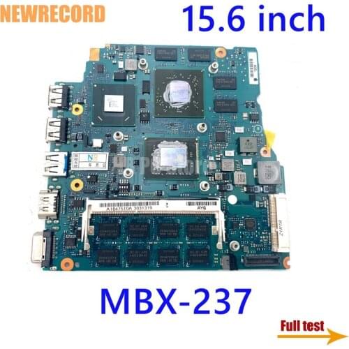 NEWRECORD A1847510A 1P-0117J00-A012 15.6 inch For Sony VPCSE Laptop Motherboard HM67 MBX-237 With i7-2640M CPU 4GB RAM HD6630M