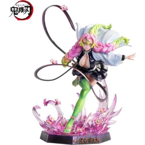 2021 New Anime Figurine Model Demon Slayer Kimetsu No Yaiba Kanroji Mitsuri Action Figures Pvc Model Toys Collection Doll Gift