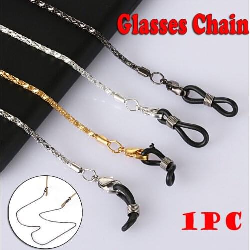 Reading Glasses Spectacles Sunglasses Glasses Holder Neck Cord Metal Strap Chain