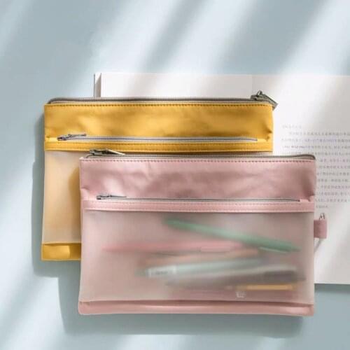 MINKYS New Arrival A4/A5 File Folder Bag Pencil Pens Storage Bag Kawaii School Office Stationery Supplies