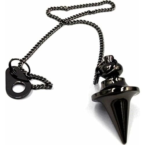 Reiki pendule de pendulum pendant men Dowsing Healing Pyramid spiritual Reiki pendulums for dowsing meatl Charms Chakra Amulet