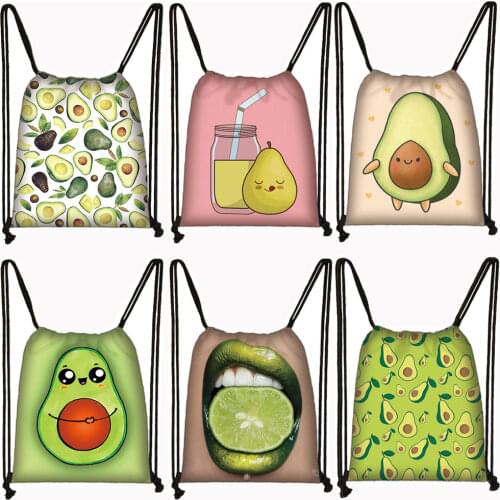 African Girl Print Drawstring Bag Cute Afro Brown Woman Fashion Casual Backpack Dustproof Storage Bag