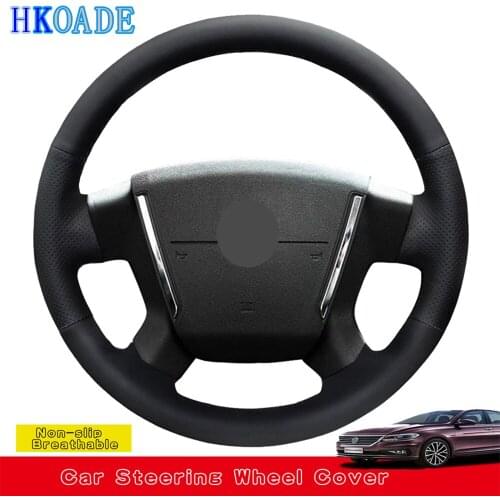 DIY Hand-stitched Black Artificial Leather Car Steering Wheel Cover For Dodge Avenger SXT 2006-2010 Dodge Caliber 2007-2011