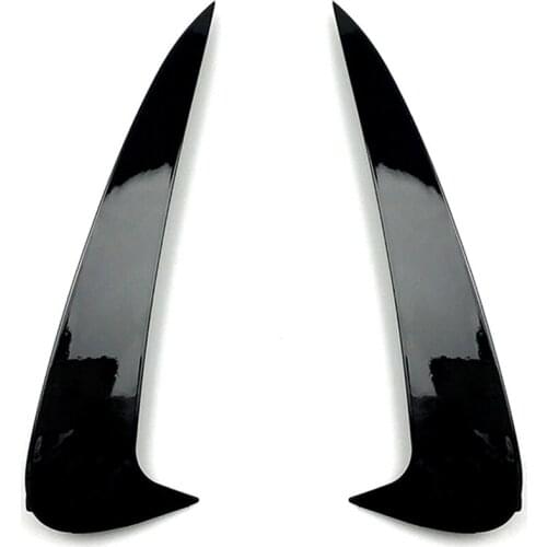 Rear Bumper Spoiler Side Canard for Mercedes for Benz C Class Estate S205 C180 C200 for AMG Black
