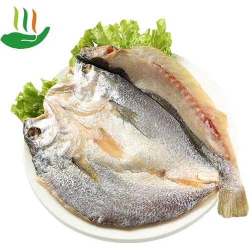 Steam Without Washing, Dried Large Yellow Croaker, Dried Salted Fish, 2 Pieces, Dried Seafood for Cooking