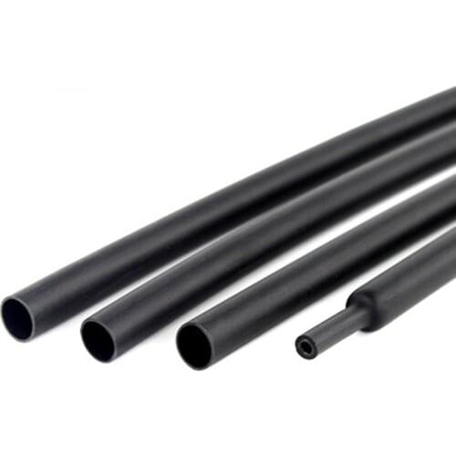 2:1 Black 1 2 3 5 6 8 10 12 14 16 18mm Diameter Heat Shrink Heatshrink Tubing Tube Sleeving Wrap Wire Sell DIY Connector Repair