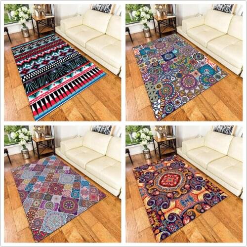 Turkish Ethnic Style Carpets For Living Room Bedroom Area Rugs Nordic Modern Home Luxury Floor Delicate Mats Rug Coffee Table