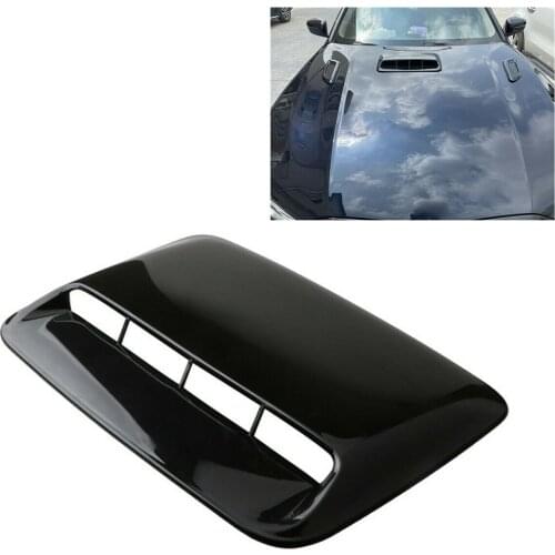 Universal Car Hood Vent Decorative Air Flow Intake Bonnet Hood Scoop Cover Exterior Accessories For BMW Golf Tesla Passat Audil