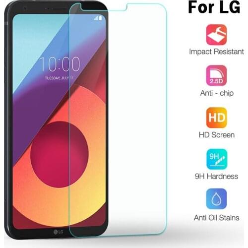 Tempered Glass For LG Q6 5.5" cover Screen Protector 2.5D 9H Premium Protective Film