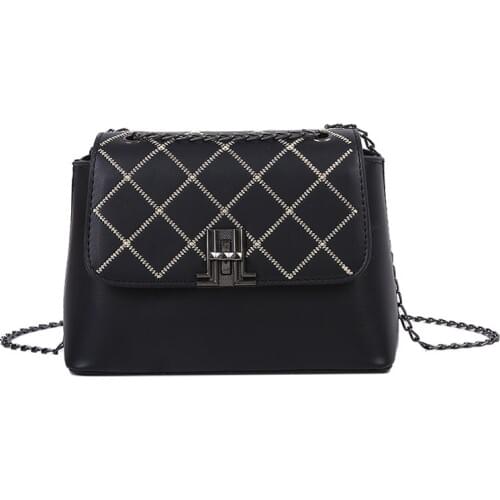 Fashion 2019 Women Chain Shoulder Bags Simple Crossbody Bag For Women Messenger Bag Wild Casual Shopping ladies Small Square Bag