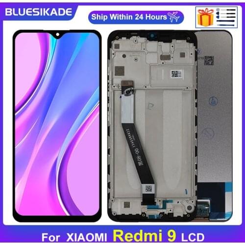 6.53" For Xiaomi Redmi 9 LCD Display Touch Screen Digitizer For Redmi 9 LCD M2004J19G M2004J19C Replacement Parts