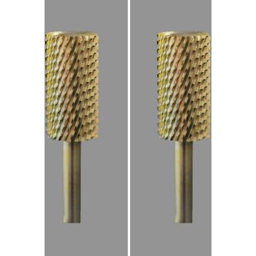 2pcs Carbide Nail Drill Bit -Large Pink & White Bit - C