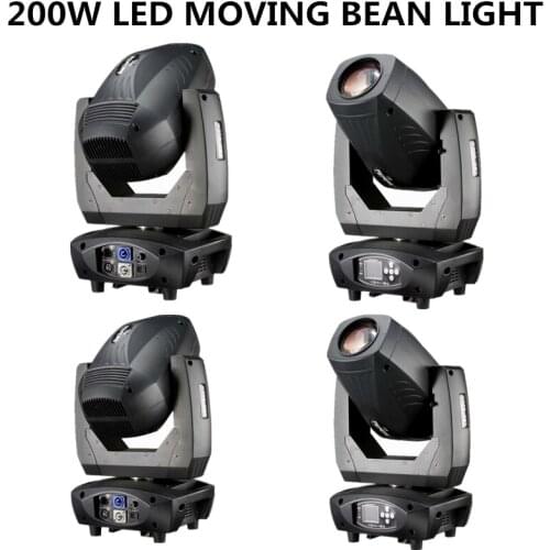 4pcs/ 200W led moving head light DMX-512 led beam light /led pattern light, bar, wedding equipment