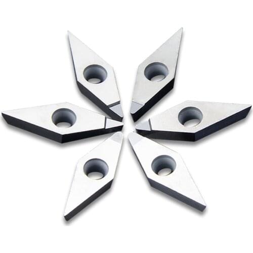 Diamond PCD extrusion blade VCGT160404 VCGT160408/12 special PCD CNC tool grain for automobile hub extrusion