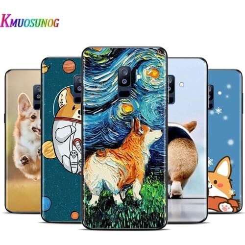 Cute Corgi Dog For Samsung Galaxy A9 A8S A8 A7 A6S A6 A5 A3 A750 Plus 2018 2017 2016 Star Phone Case