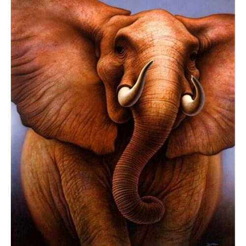 Diy animals Diamond painting Elephant Rhinestones for the diamond embroidery mosaic painting animal Bead work needlework A5005R