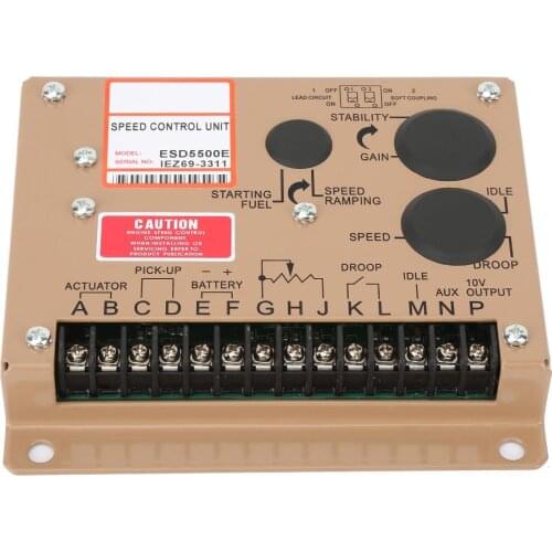 ESD5500E Electronic Engine Speed Controller Governor Generator Controller Panel