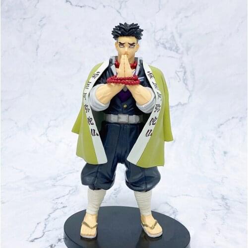 20cm Kawaii Standing Himejima Gyoumei Japan Anime Action Figure PVC Toy Cute Demon Slayer Doll Room Decor Birthday Gift for Boys