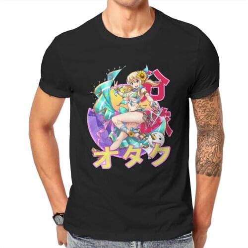 Fairy Tail Anime Lucy Heartfilia TShirt Men Grunge Oversized Harajuku Cotton T Shirt Casual Tees Harajuku Streetwear