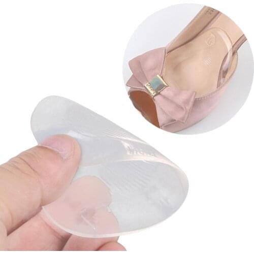 Hot Transparent Foot Cushions Shoes Inserts Insoles Metatarsalgia Gel Pads Support
