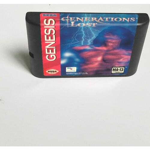 Generations Lost - 16 Bit MD Game Card for Sega Megadrive Genesis Video Game Console Cartridge