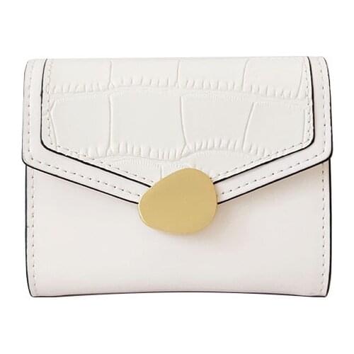 100% Cowhide Leather Card Holder Ladies Luxury Womens Wallet Croc Emboss Pattern Female Wallet for Cards Credit ID Card Holder