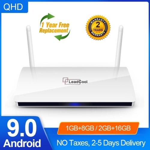 Leadcool TV Box Android 9.0 Amlogic S905W Quad Core 1G 8G Support 2.4G WIFI 4K Media Player 2G16G Smart Tv Box Leadcool PK X96