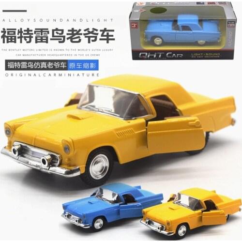 1:32 Ford Thunderbird Simulation Classic Car Alloy Car Model Retro Sports Car Alloy Car Model Alloy Car Man Likes Good Workmans