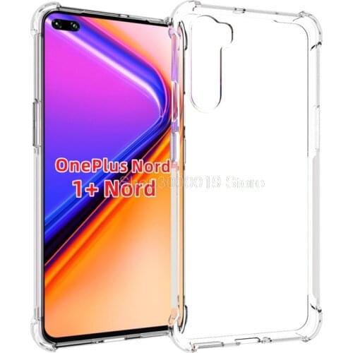 Soft Black TPU Back Cover For OnePlus Nord Case Slim Transparent Phone Cases For OnePlus Z One Plus Nord 5G 1+Nord 6.55" Hoesje