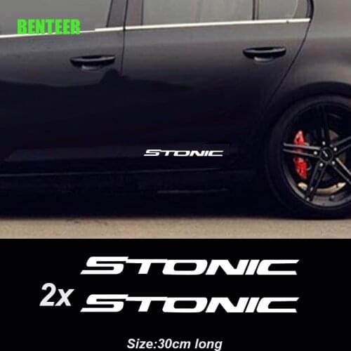2pcs Car Body Sticker For Kia Stonic