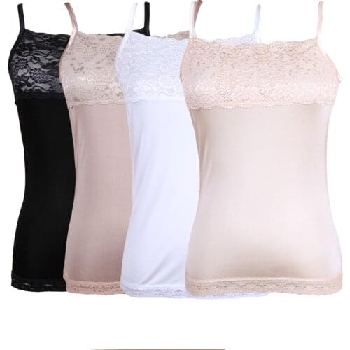 Beautiful new basic shirt silk knitted spaghetti strap vest mulberry silk