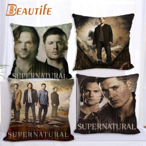 New Arrival Supernatural Pillowcase Bedroom Home Decorative Cover 45x45cm Square Zipper Pillow Cases Cotton Linen Fabric No Fade