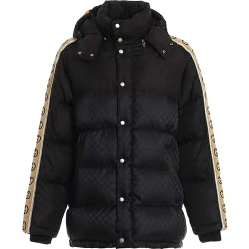 Winter New Mens Down Jacket Thickened and Warm 90% White Duck Down Mens and Womens Couple Printed Large Fashion Casual Coat