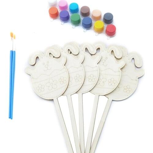 Easter Bubble Bird Egg DIY Painted Mixcolor Foam Egg Handmade Craft Kids Toy Happy Easter Home Party Decor